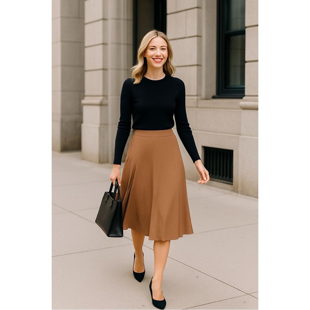 United Colors Of Benetton Brown Maxi Skirt